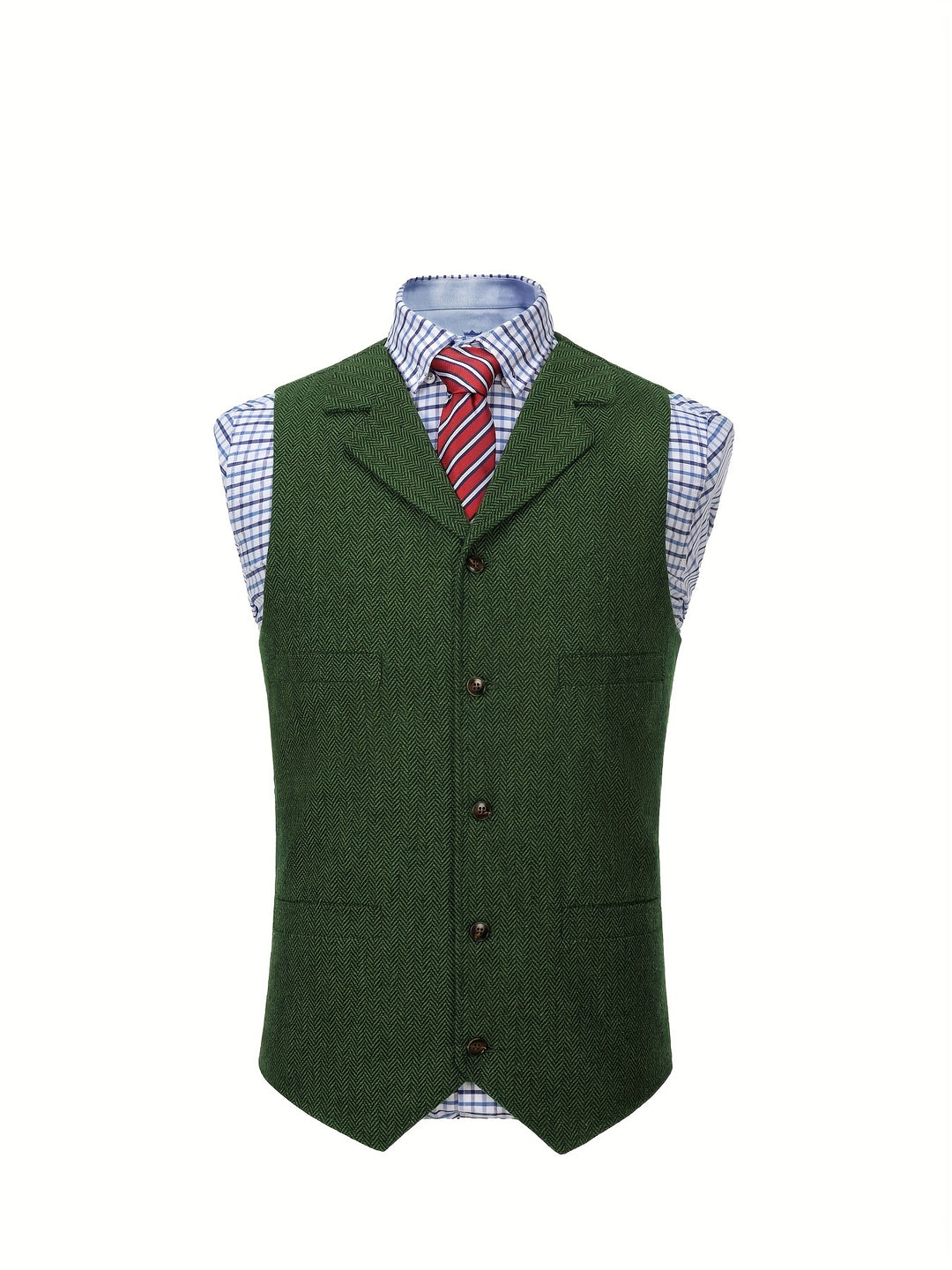 Colton | Heritage Herringbone Vest