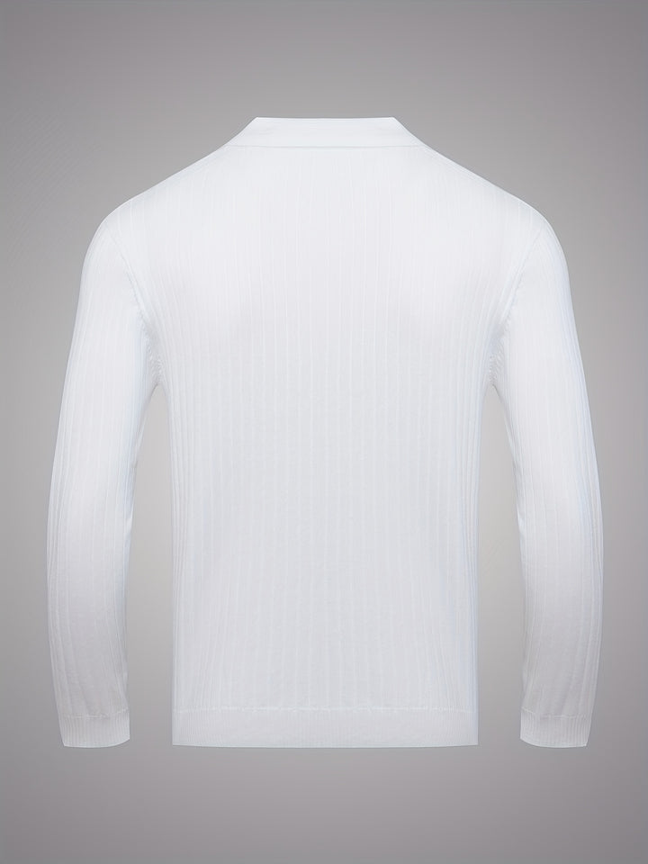 Chase | Refined Collared V-Neck Sweater