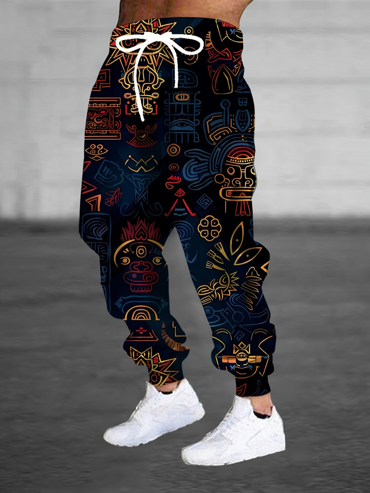 Wyatt | Bold Patterned Joggers