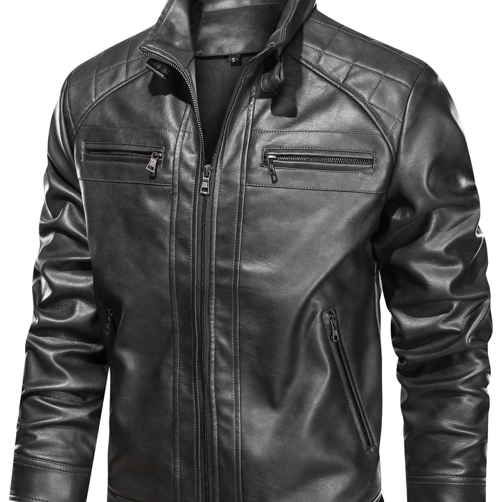 Ronan | Stand-Collar Biker Jacket