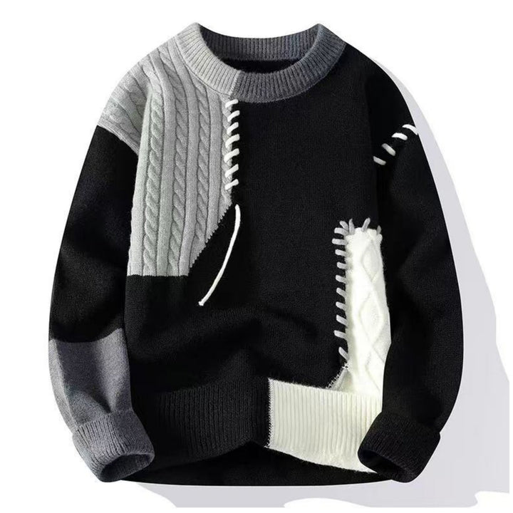 Tristan | Color-Block Knit Sweater