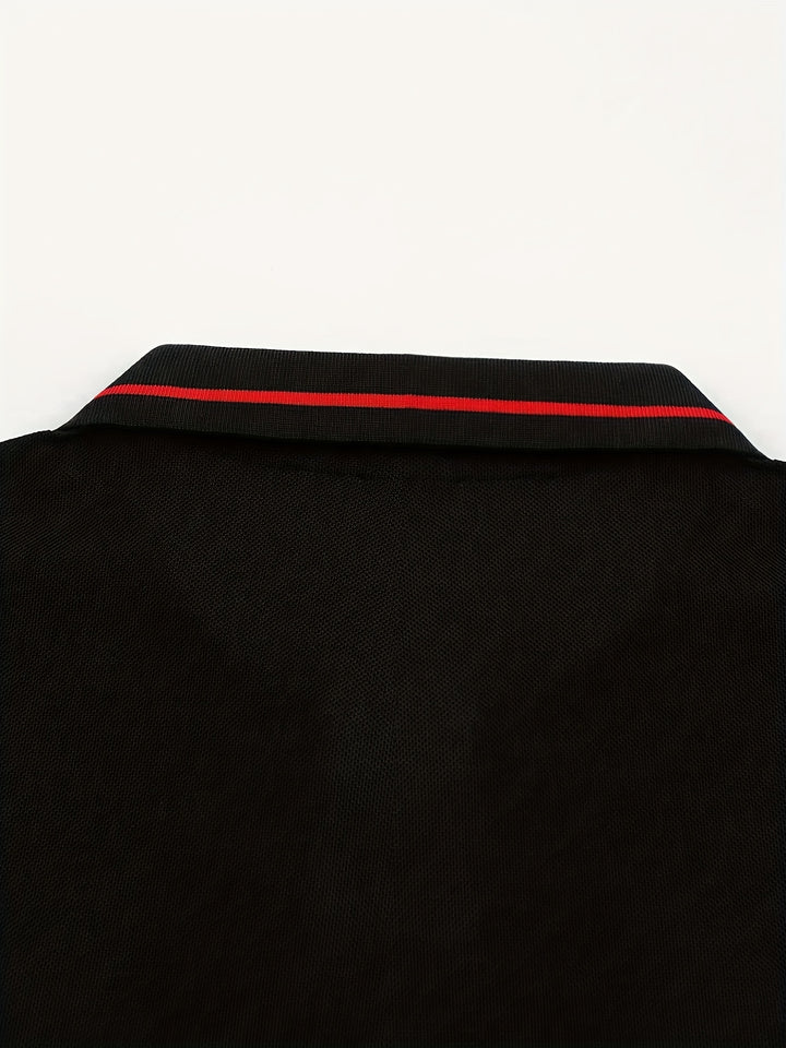 Dalton | Refined Long-Sleeve Polo Shirt