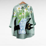 Bethany | Classic Floral Long Sleeve Blouse
