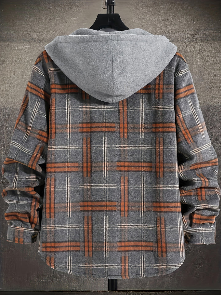 Hollis | Christmas Plaid Hooded Jacket
