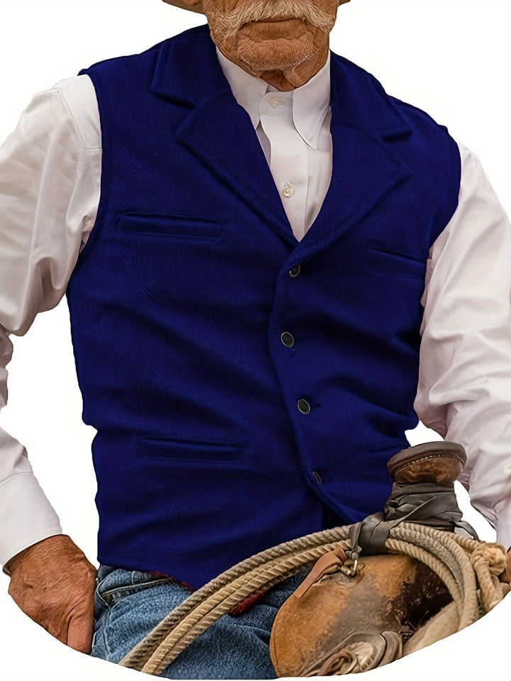 Colton | Heritage Herringbone Vest