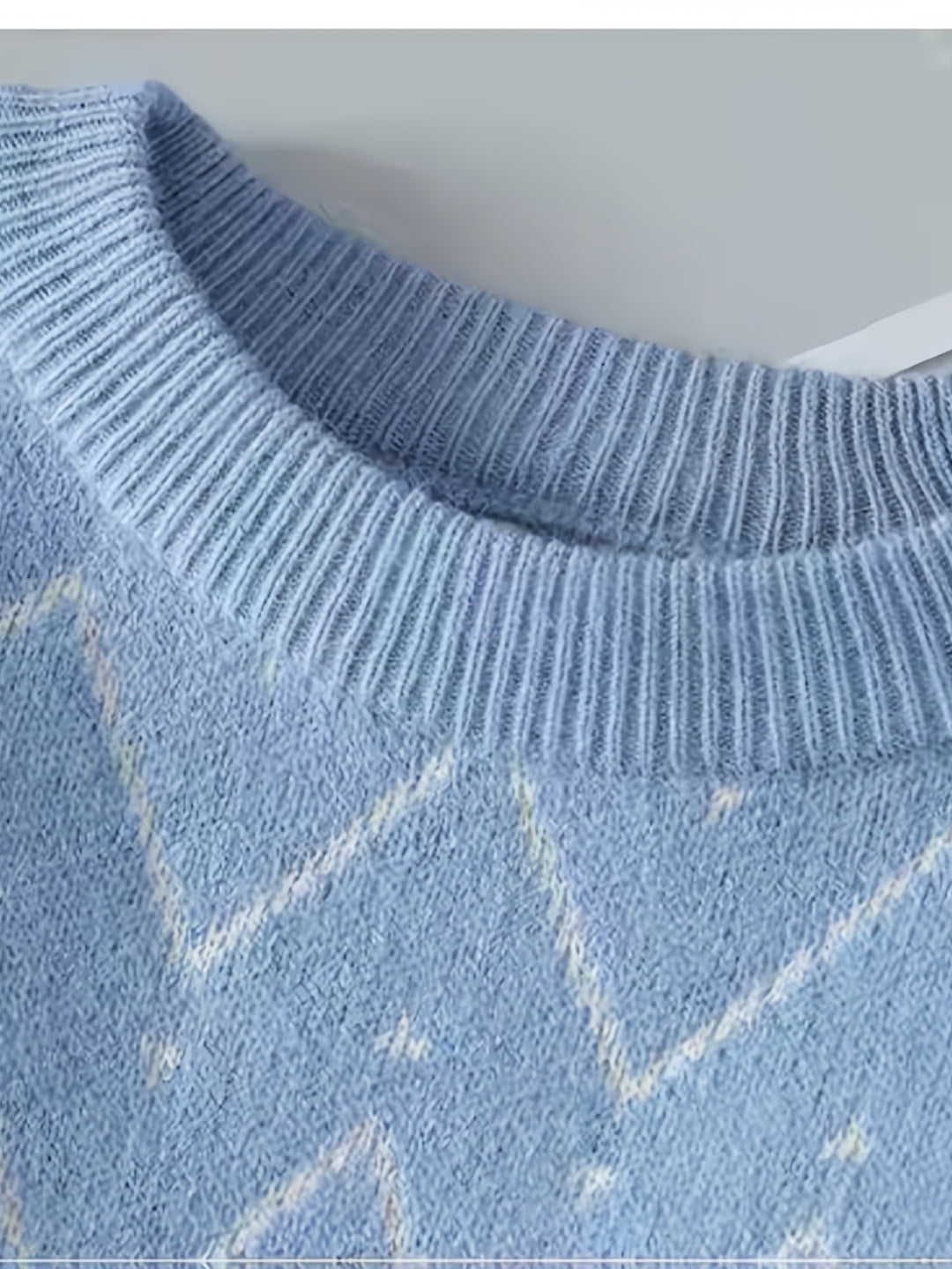 Tristan | Patterned Crew-Neck Sweater