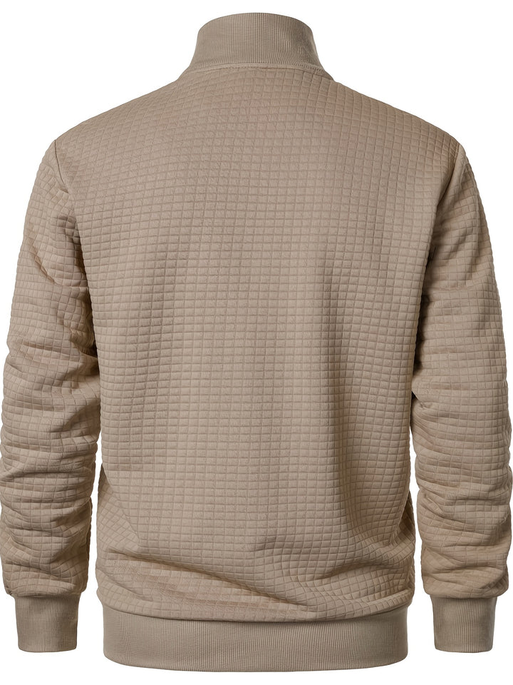 Sullivan | Textured Stand-Collar Jacket