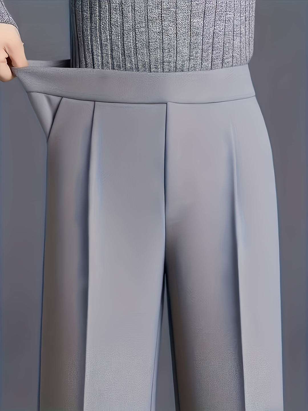 Odette | High-Waisted Wide-Leg Trousers