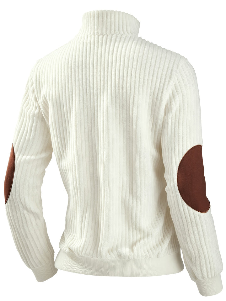 Lucinda | Ribbed Quarter-Zip Pullover