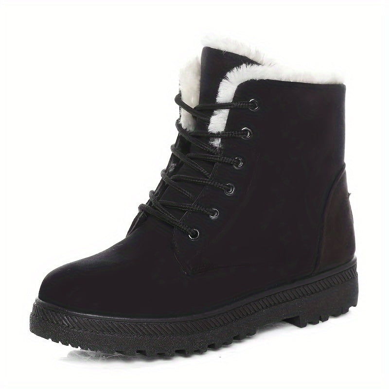 Elsa | Cozy Lace-Up Ankle Boots