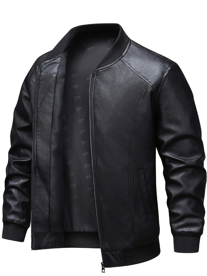 Dalton | Refined Zip-Up Bomber Jacket