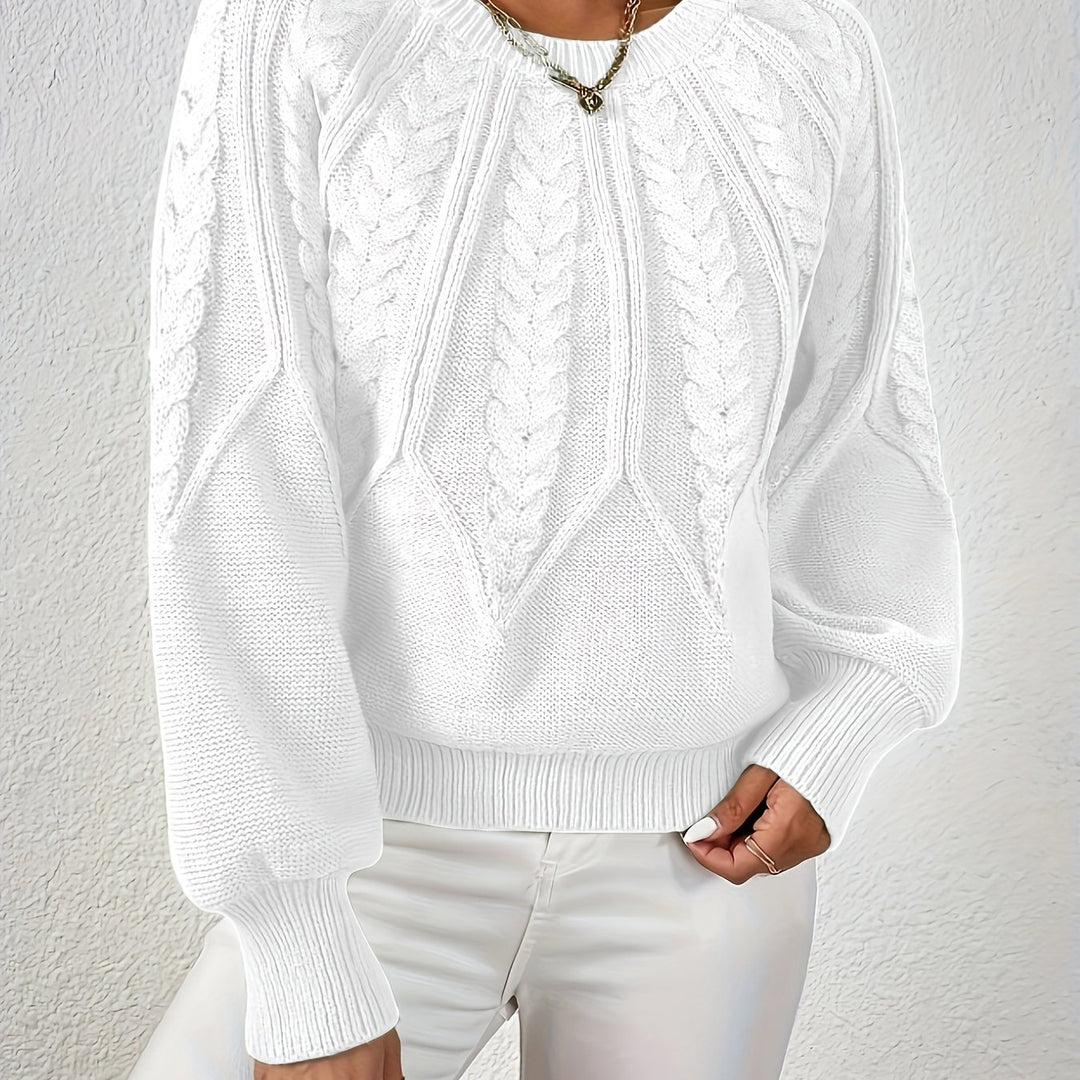 Eleanor | Relaxed Cable-Knit Sweater