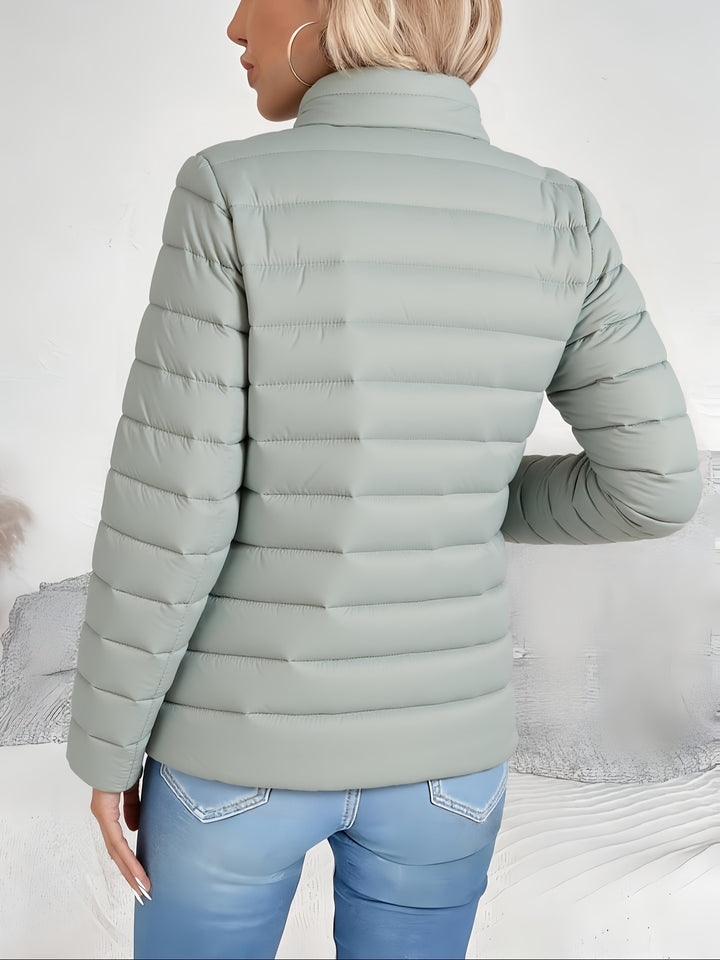 Vivienne | Lightweight Stand-Collar Puffer Jacket