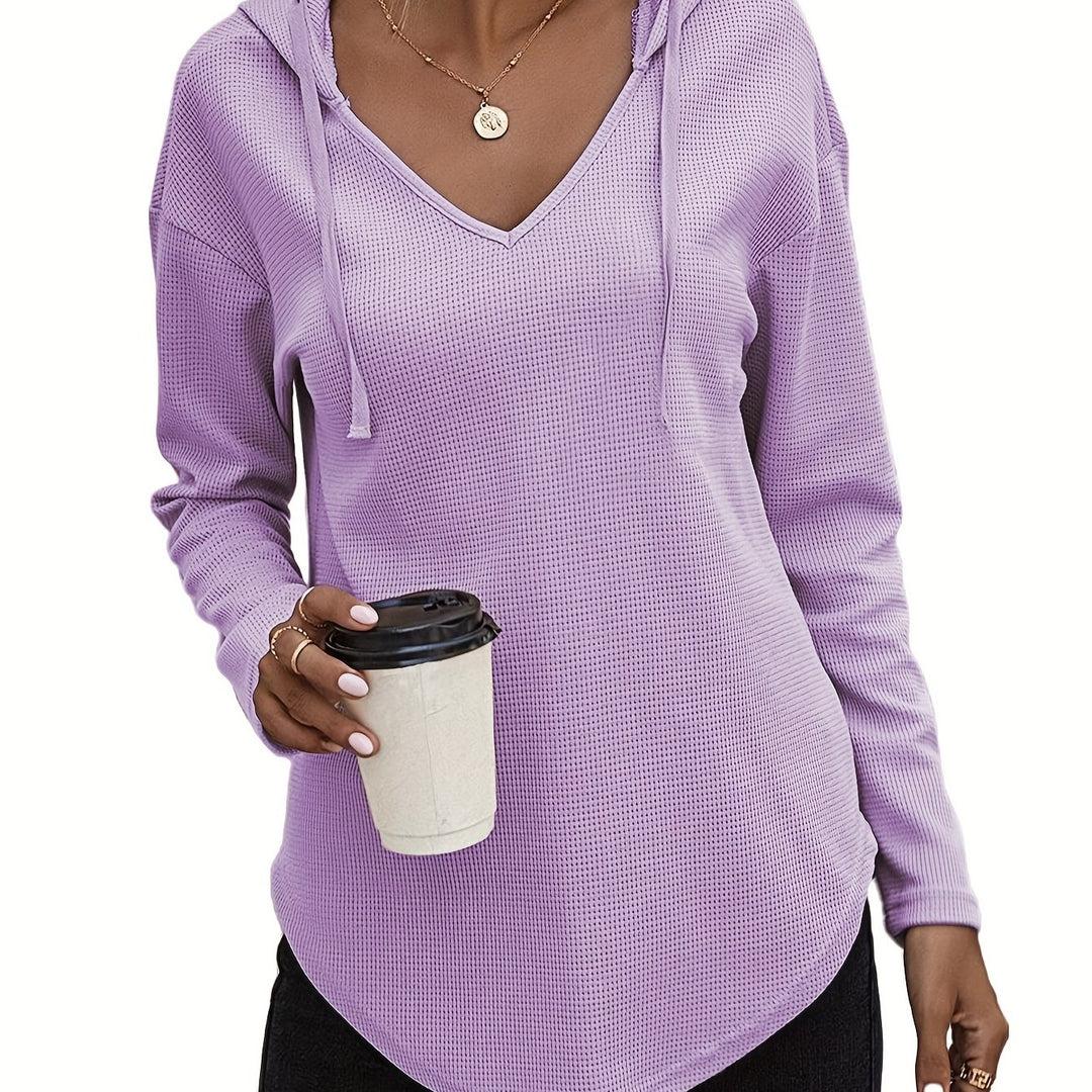 Kendra | Relaxed V-Neck Hoodie
