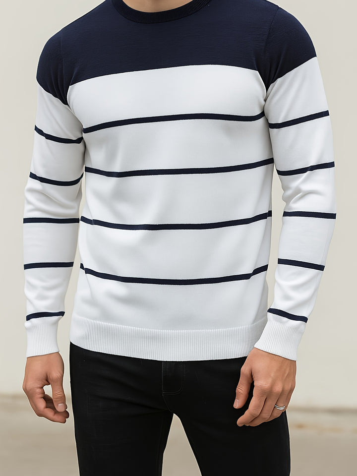 Percy | Classic Striped Crewneck Sweater