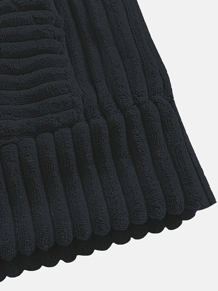 Sebastian | Ribbed Pullover Hoodie