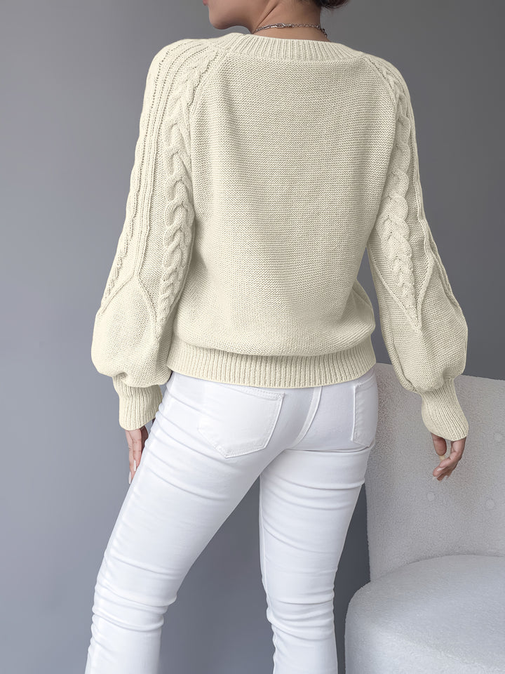Elsie | Cable-Knit Textured Sweater