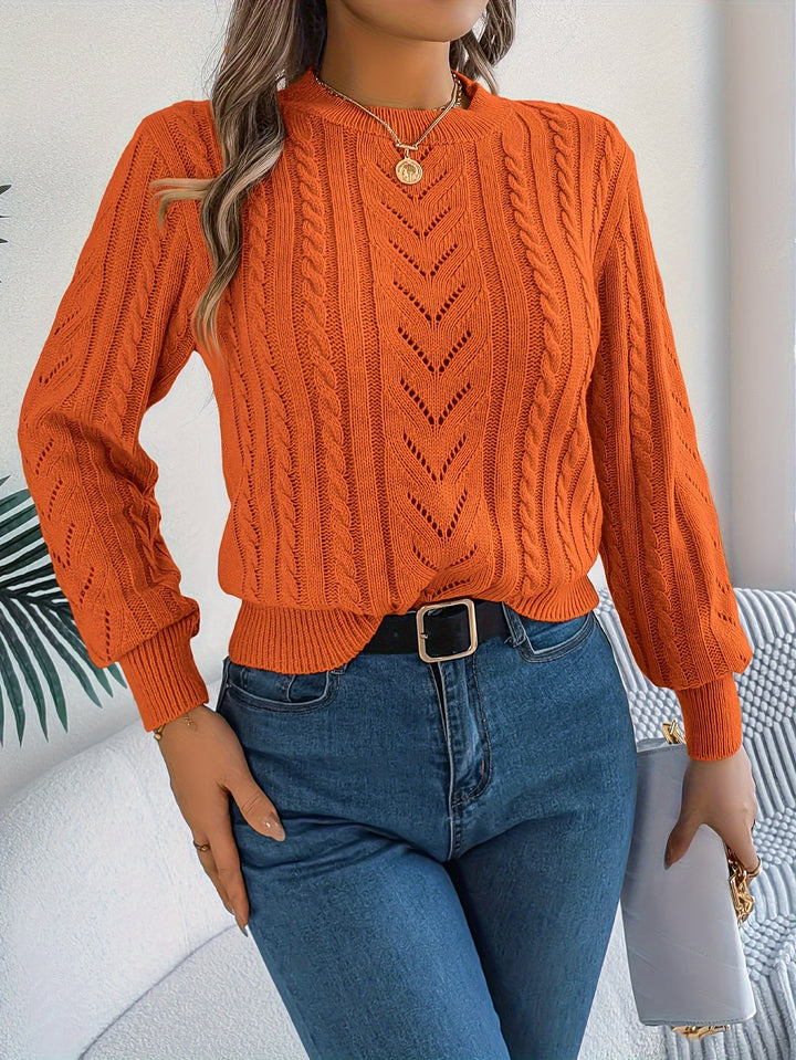 Blythe | Cable-Knit Textured Sweater