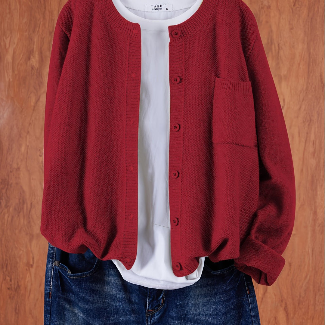 Tabitha | Button-Front Open Cardigan