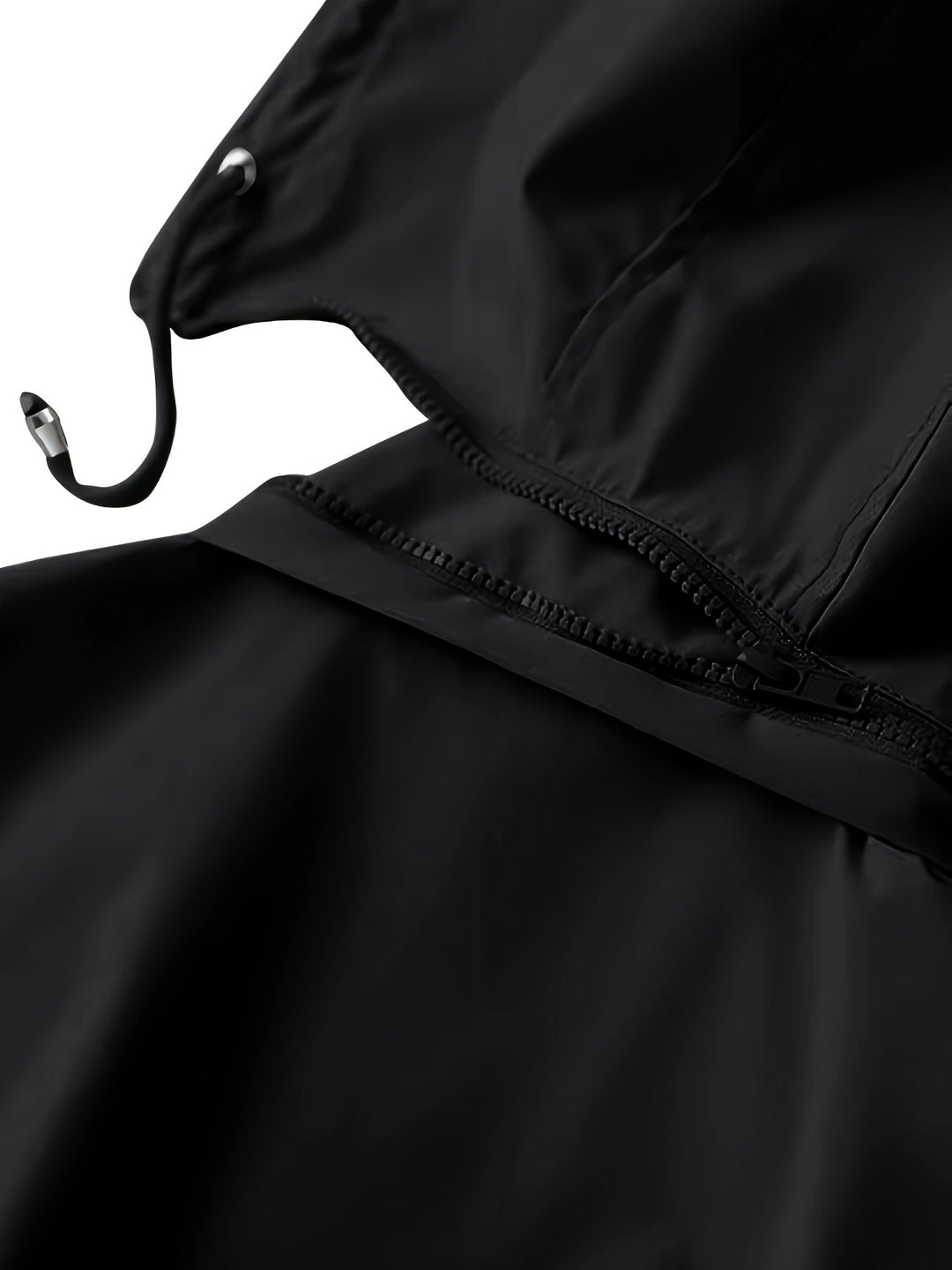 Joyce | Hooded Drawstring Rain Jacket