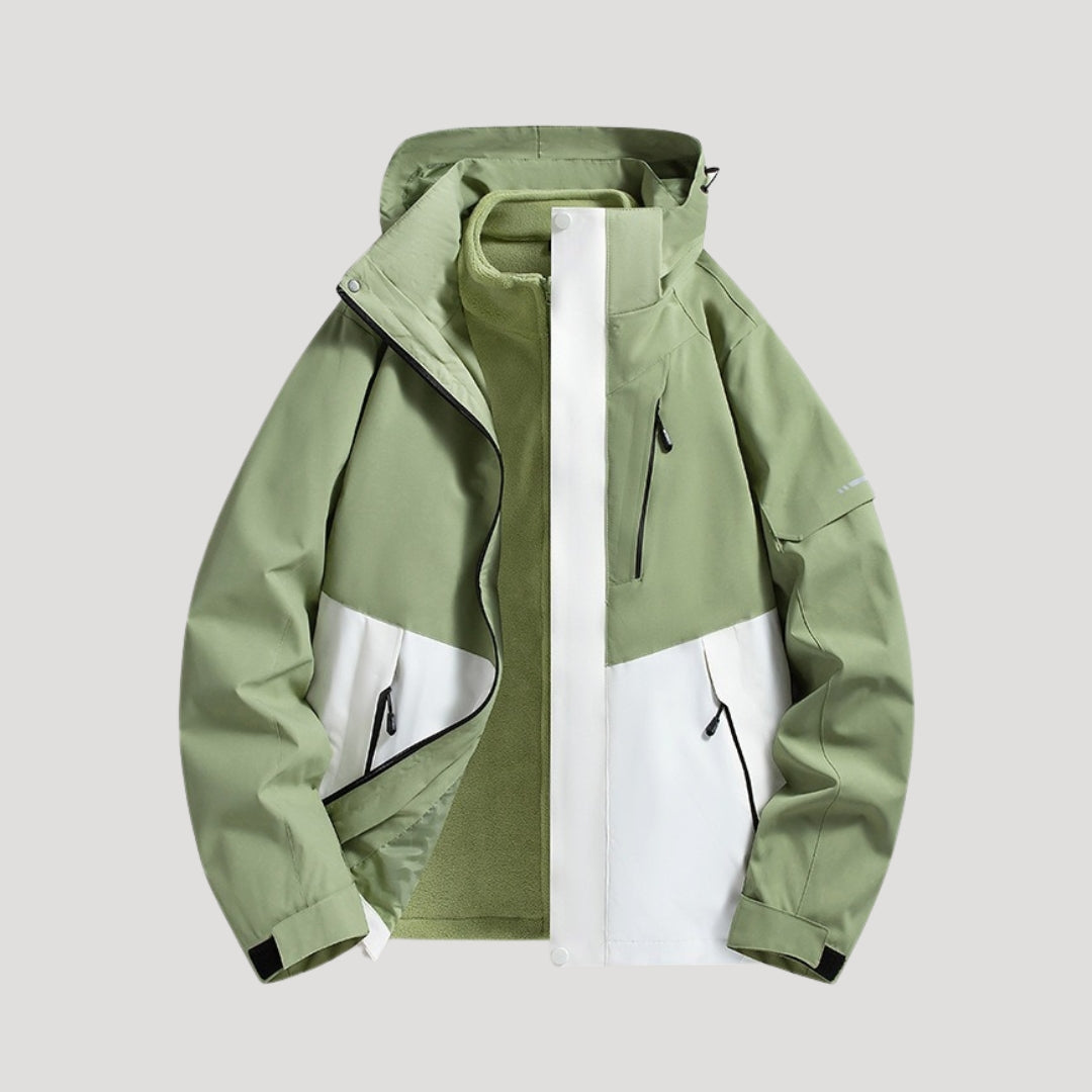 Marjorie Outdoor Jacket Hood and Pocket Detail