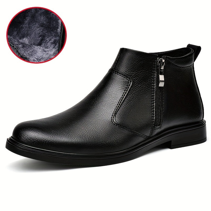 Marcus | Refined Zip-Up Ankle Boots
