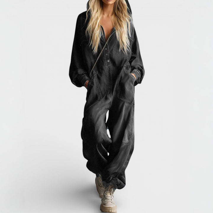 Sierra | Long-Sleeve Hoodie Jumpsuit