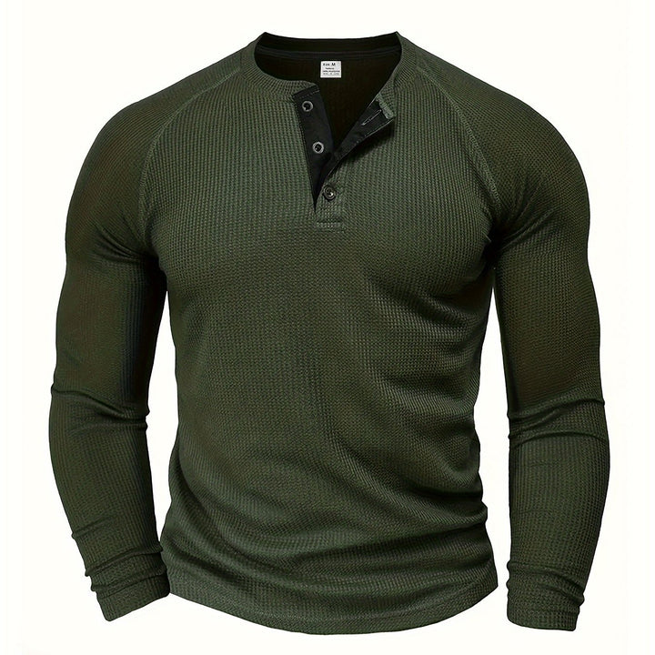 Graham | Classic Button Henley Shirt
