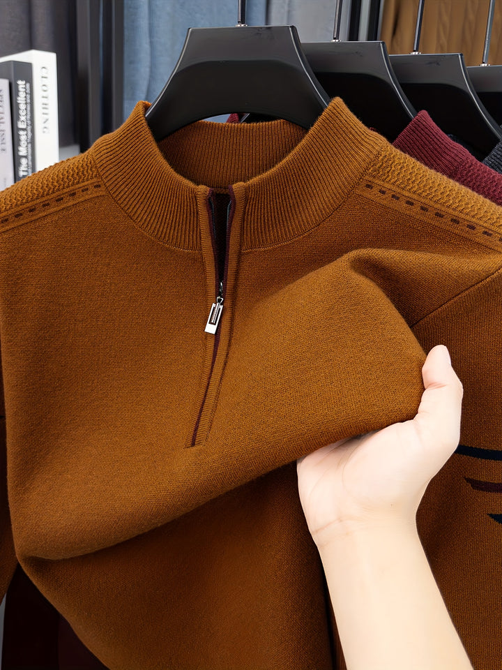 Daniel | Half-Zip Knit Sweater