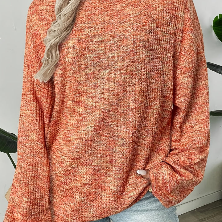 Katrina | Relaxed Waffle-Knit Sweater