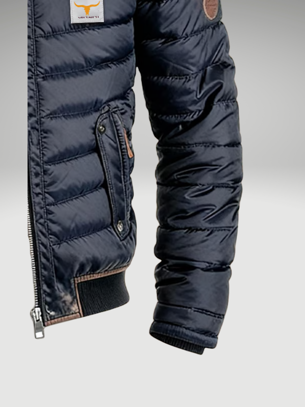 Damian | Quilted Stand-Collar Jacket