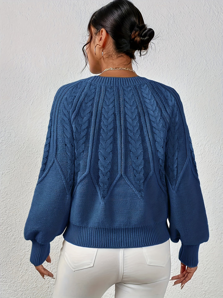 Eleanor | Relaxed Cable-Knit Sweater