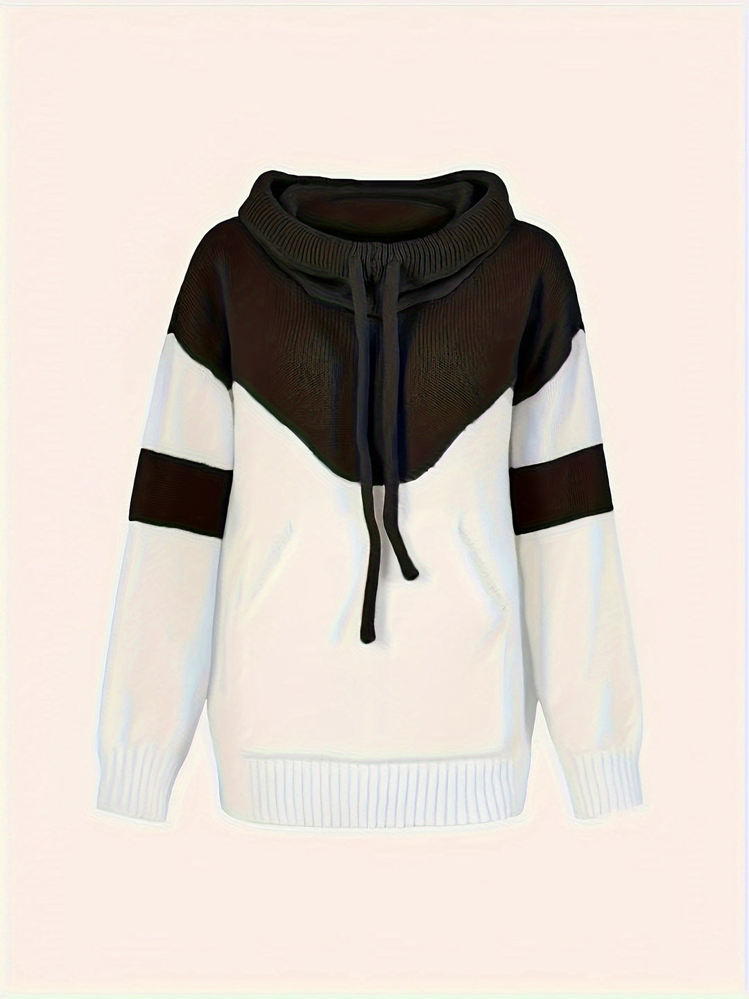 Gretchen | Color-Block Hooded Pullover