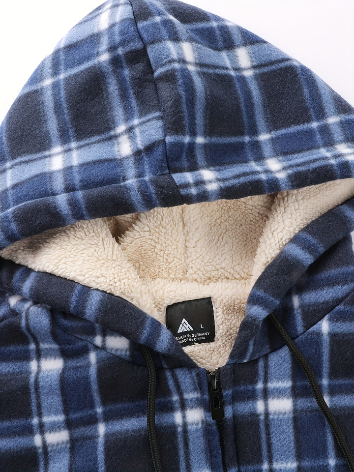 Declan | Cozy Hooded Zip-Up Jacket