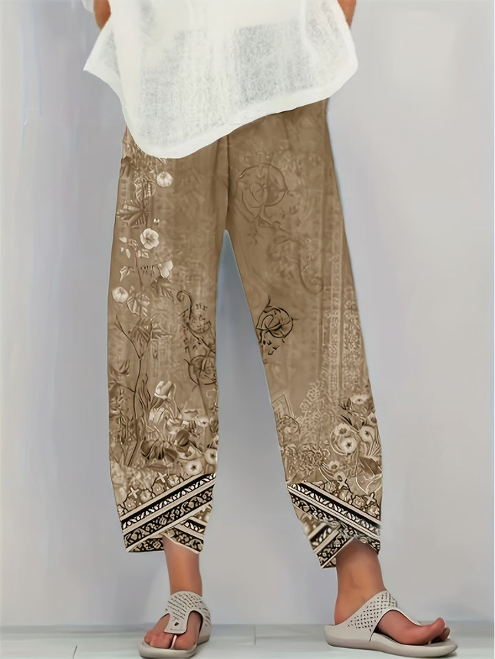 Meredith | Botanical Cropped Pants