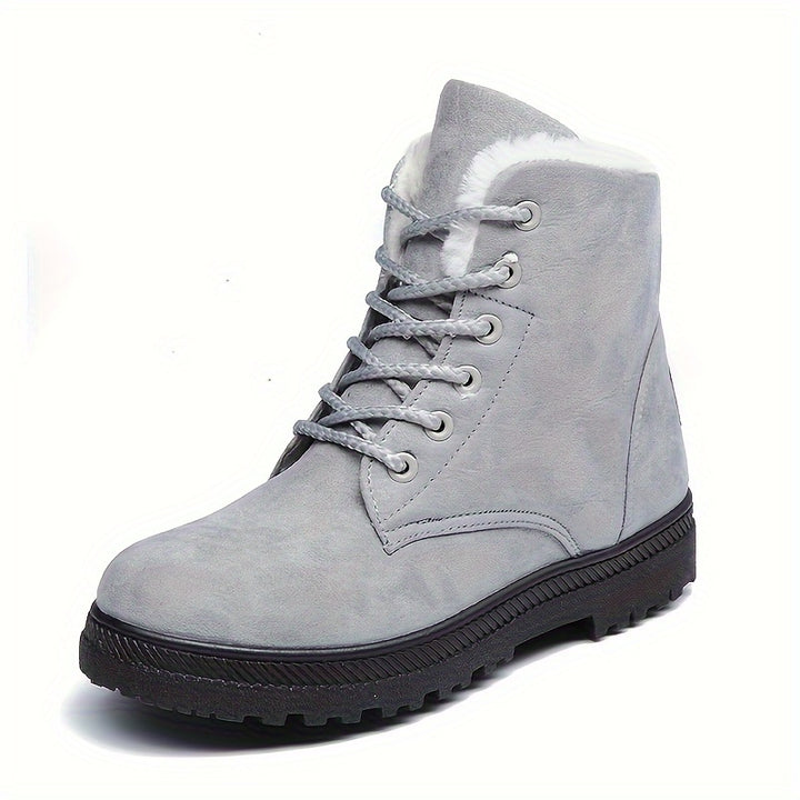 Elsa | Cozy Lace-Up Ankle Boots