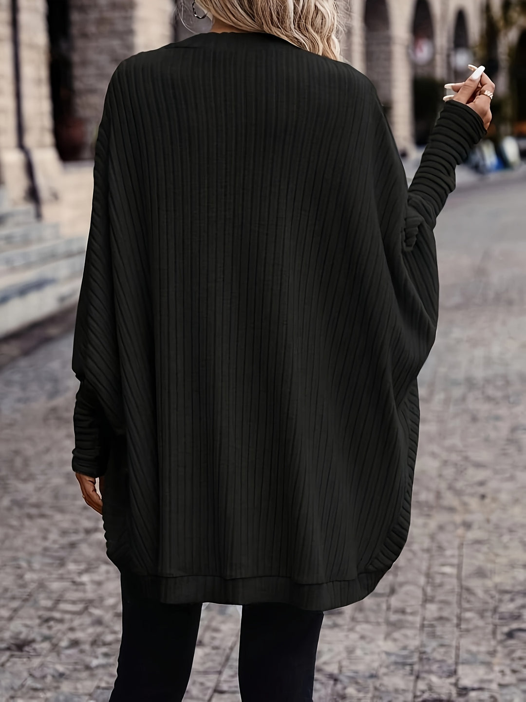 Odette | Relaxed Open-Front Cardigan