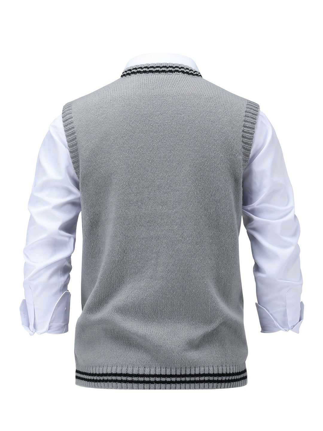 Gideon | Cable-Knit V-Neck Sweater Vest