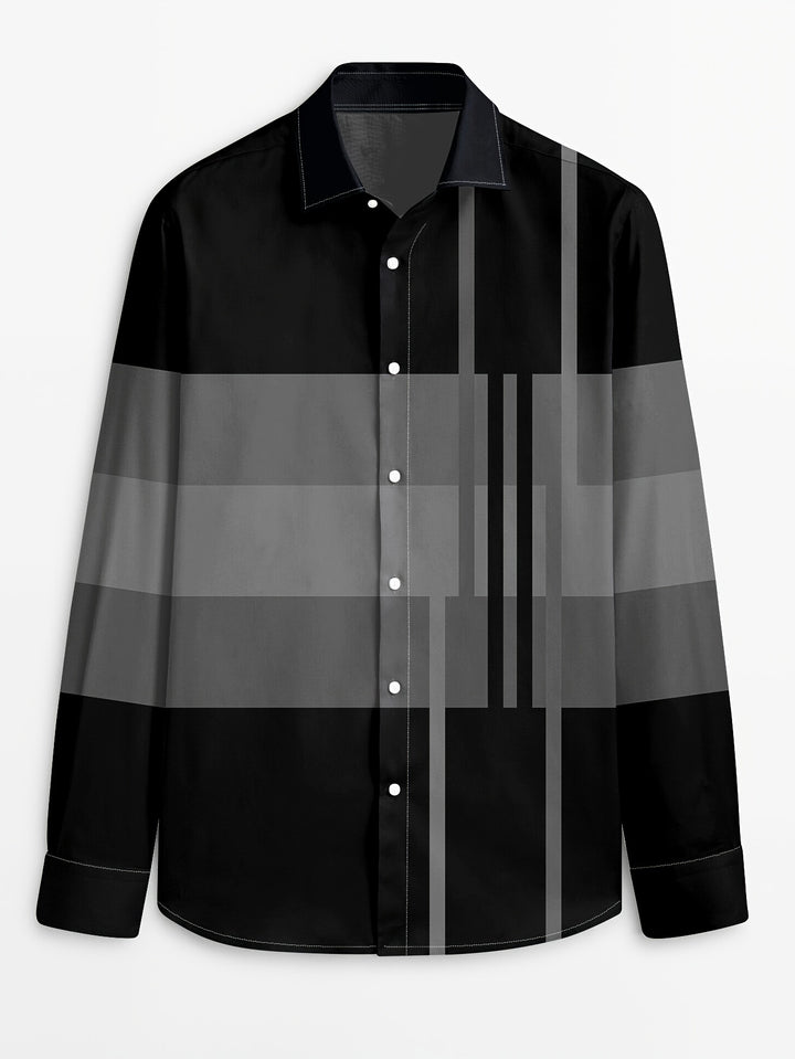 Rueben | Colour-Block Long-Sleeve Shirt