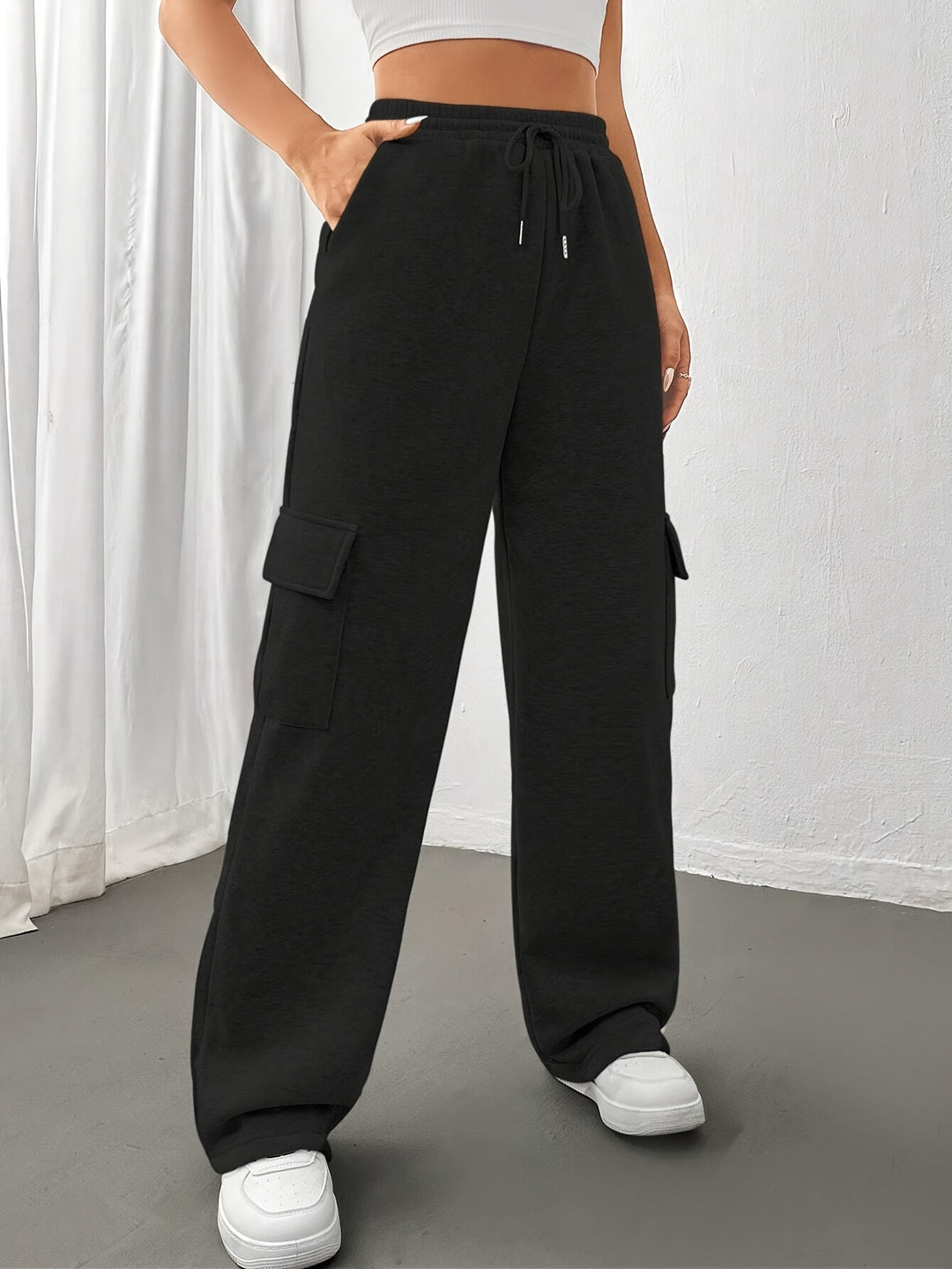 Ruth | Relaxed Cargo Sweatpants