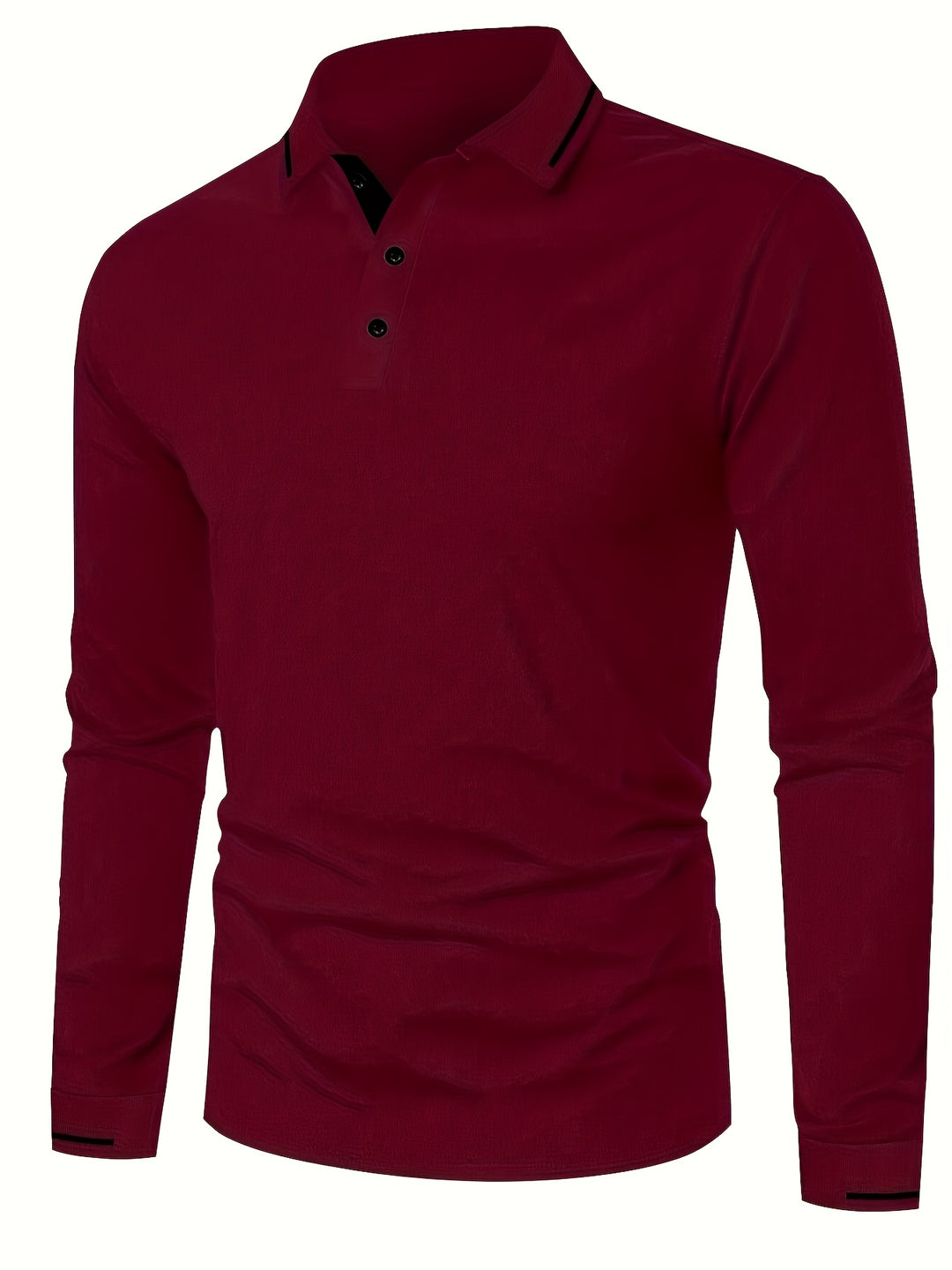 Dalton | Refined Long-Sleeve Polo Shirt