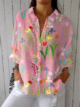 Judith | Elegant Spring Garden Blouse
