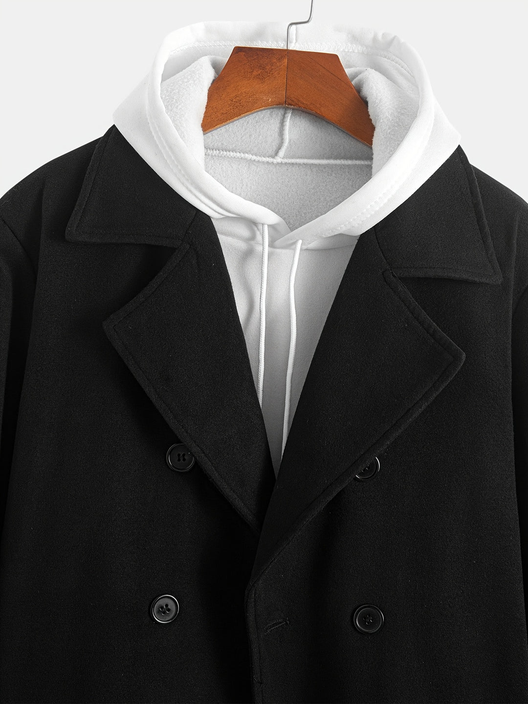 Clark | Double-Breasted Tailored Overcoat