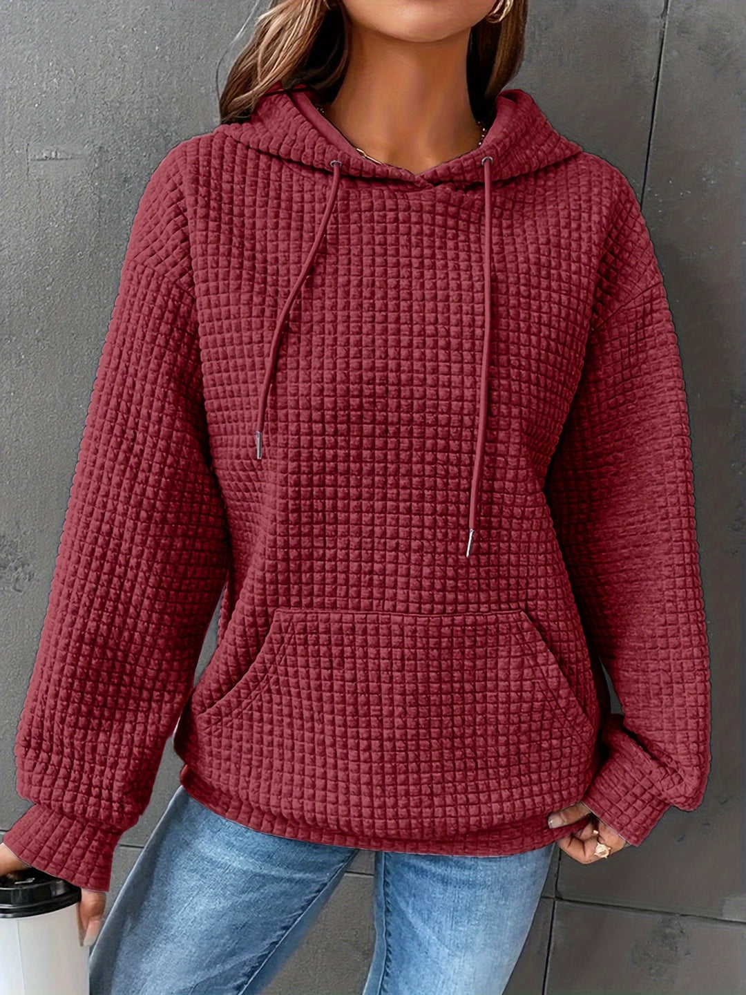 Serena | Cozy Textured Hoodie