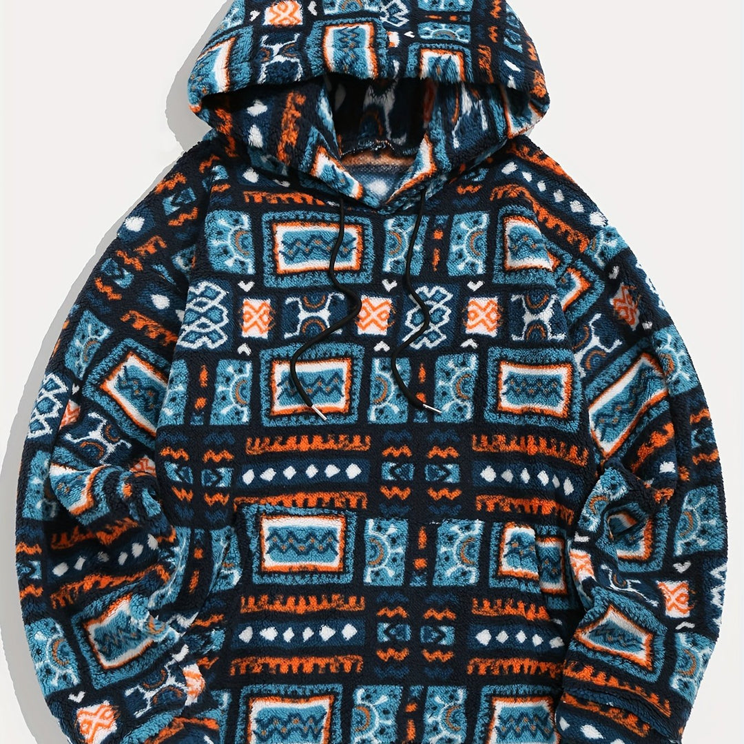 Ashton | Patterned Hooded Sweatshirt