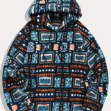 Ashton | Patterned Hooded Sweatshirt