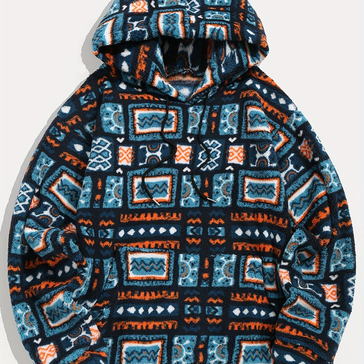 Ashton | Patterned Hooded Sweatshirt