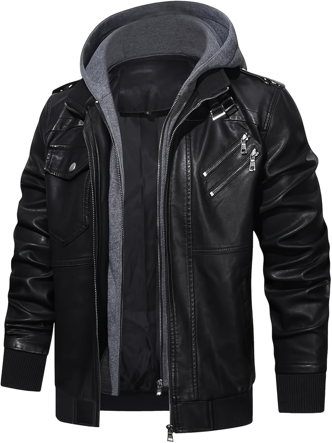 Winston | Hooded Moto Jacket