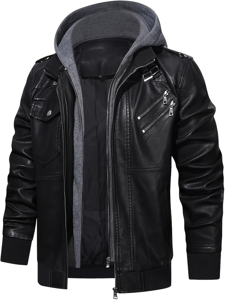 Winston | Hooded Moto Jacket