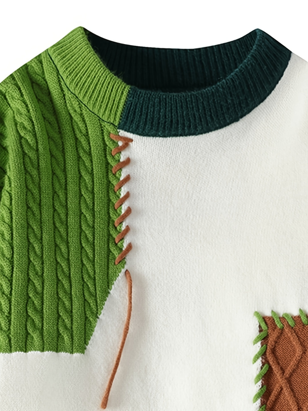 Tristan | Color-Block Knit Sweater
